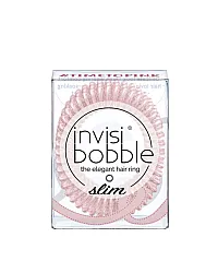 Invisibobble SLIM Time To Pink - Резинка-браслет для волос, цвет мерцающий розовый 3 шт