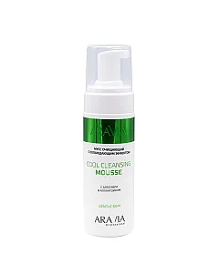 Aravia Professional Cool Cleansing Mousse - Мусс очищающий с охлаждающим эффектом с алоэ вера и аллантоином 160 мл
