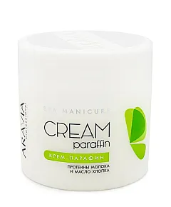 Aravia Professionnal Крем-парафин Натуральный с молочными протеинами и маслом хлопка 270 мл