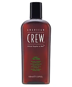 American Crew 3 in 1 Tea Tree - Средство по уходу за волосами и телом 100 мл