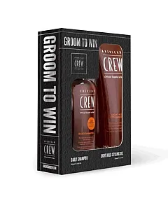 American Crew Classic (Daily Shampoo, Light Hold Styling Gel) - Подарочный набор для мужчин (Шампунь для ежедневного ухода, Гель слабой фиксации), 2*250 мл
