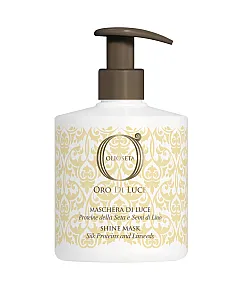 Barex Olioseta Oro Di Luce Shine Mask - Маска-блеск с протеинами шелка и семенем льна 500 мл