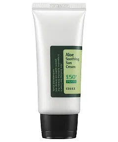 CosRx Aloe Soothing Sun Cream - Солнцезащитный крем с соком алоэ вера  для лица SPF50 PA+++, 100 мл
