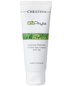 Christina Bio Phyto-8b Ultimate Defense Tinted Day Cream SPF 20 - Дневной крем "Абсолютная защита" SPF 20 с тоном 75 мл