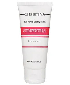 Christina Sea Herbal Beauty Mask Strawberry - Клубничная маска красоты для нормальной кожи 60 мл