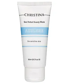 Christina Sea Herbal Beauty Mask Azulene - Азуленовая маска красоты для чувствительной кожи 60 мл