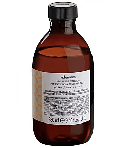 Davines Alchemic Shampoo for natural and coloured hair (golden) - Шампунь «Алхимик» для натуральных и окрашенных волос (золотой) 280 мл