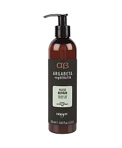 Dikson ArgaBeta Mask Repair - Маска для ослабленных и химически обработанных волос с гидролизированными протеинами риса и сои 250 мл