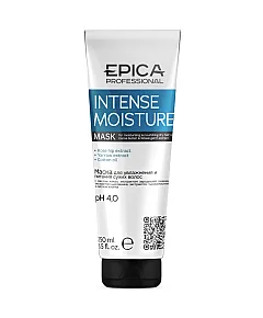 Epica Professional Intense Moisture - Маска для увлажнения и питания сухих волос маслами хлопка, какао и экстрактом зародышей пшеницы 250 мл