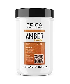 Epica Professional Amber Shine Organic - Маска для восстановления и питания 1000 мл