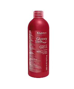 Kapous Professional Glyoxy Sleek Hair Straightening Cream - Распрямляющий крем для волос 500 мл