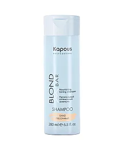 Kapous Professional Blond Bar - Питательный оттеночный шампунь для оттенков блонд Песочный 200 мл