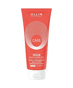 Ollin Care Color and Shine Save Mask - Маска, сохраняющая цвет и блеск окрашенных волос 200 мл