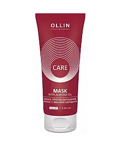 Ollin Care Almond Oil Mask - Маска против выпадения волос с маслом миндаля, 200 мл