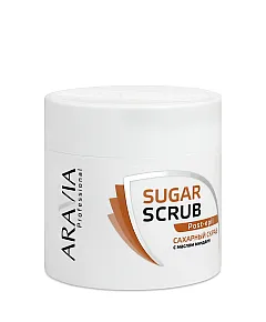 Aravia Professional Сахарный скраб с маслом миндаля 300 мл