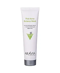 Aravia Professional Post- Acne Balance Mask - Рассасывающая маска для лица с поросуживающим эффектом для жирной и проблемной кожи 100 мл