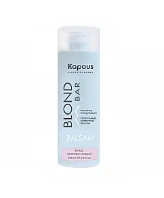Kapous Professional Blond Bar - Питательный оттеночный бальзам для оттенков блонд Перламутровый 200 мл 
