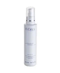 Eldan Unique Soft Clefnsing Fluid Fase and Eyes Premium cellular shock - Универсальная очищающая жидкость «Premium cellular shock» 250 мл