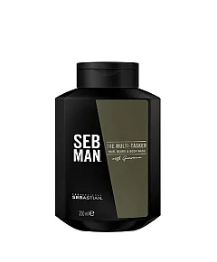SEB MAN THE MULTITASKER - Шампунь для ухода за волосами, бородой и телом 3 в 1 250 мл