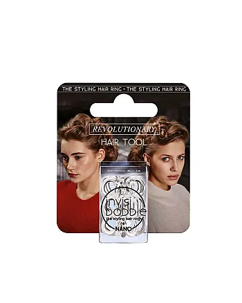Invisibobble NANO Crystal Clear - Резинка-браслет для волос (с подвесом) - hairs-russia.ru