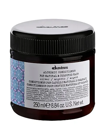 Davines Alchemic Conditioner for natural and coloured hair (silver) - Кондиционер «Алхимик» для натуральных и окрашенных волос (серебряный) 250 мл - hairs-russia.ru