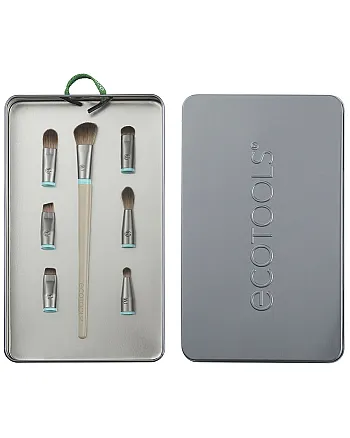 EcoTools Interchangeables Total Renewal - Набор кистей для макияжа глаз (7 сменных насадок и 1 ручка)  - hairs-russia.ru