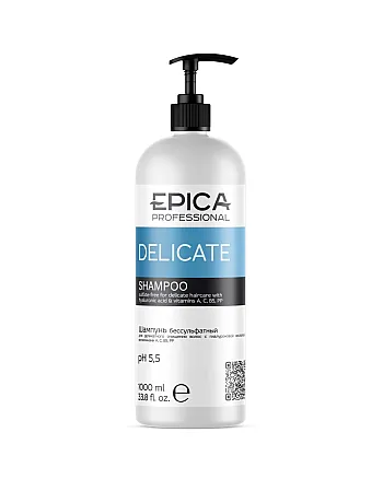 Epica Professional Delicate - Бессульфатный шампунь 1000 мл - hairs-russia.ru