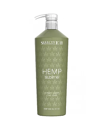 Selective Professional Hemp Sublime - Кондиционер увлажняющий для сухих и поврежденных волос 1000 мл - hairs-russia.ru