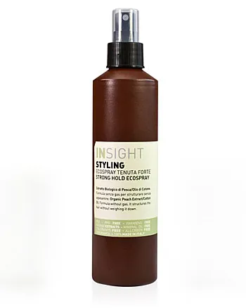 Insight Styling Strong Hold Ecospray - Эколак сильной фиксации с хлопковым маслом 250 мл - hairs-russia.ru