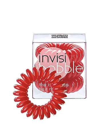 Invisibobble ORIGINAL Raspberry Red - Резинка для волос, цвет красный 3 шт - hairs-russia.ru