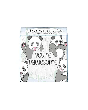 Invisibobble ORIGINAL You’re Pawesome! - Резинка-браслет для волос, цвет молочный 3 шт - hairs-russia.ru