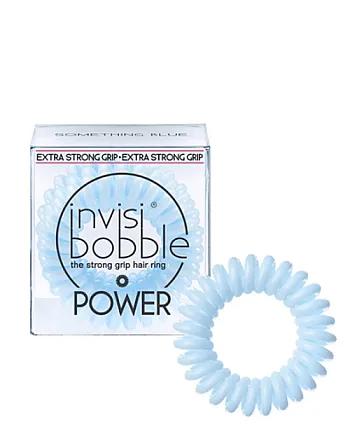 Invisibobble POWER Something Blue - Резинка-браслет для волос, цвет нежно-голубой 3 шт - hairs-russia.ru