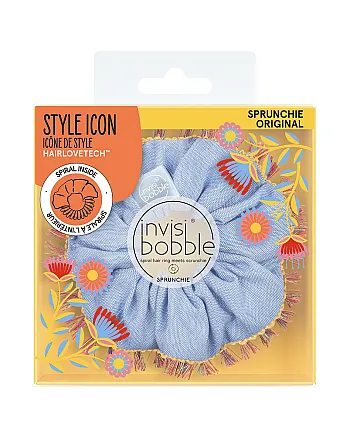 Invisibobble SPRUNCHIE Hola Lola - Резинка-браслет для волос, цвет голубой 1 шт - hairs-russia.ru