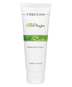 Christina Bio Phyto Balancing Cream - Био-фито балансирующий крем для нормальной и жирной, чувствительной и себорейной кожи 75 мл
