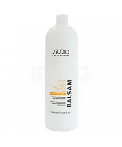 Kapous Studio Professional Balm For All Hair Types With Wheat Proteins - Бальзам для всех типов волос с пшеничными протеинами 1000 мл