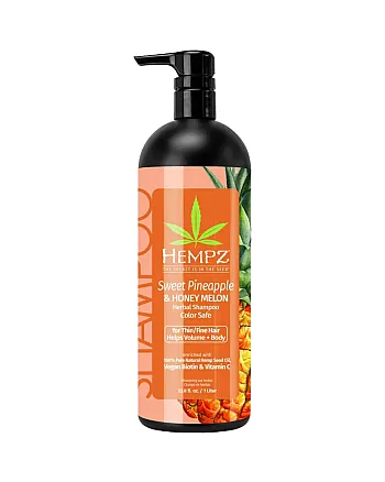 Hempz Sweet Pineapple and Honey Melon Volumizing Shampoo - Шампунь Ананас и Медовая Дыня 1000 мл - hairs-russia.ru