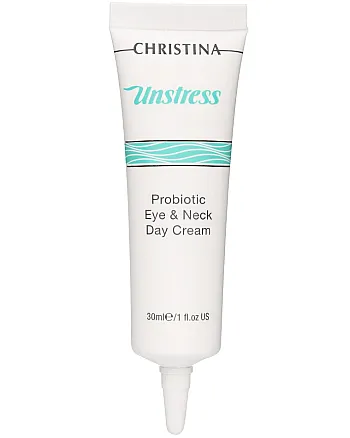 Christina Unstress Probiotic day cream for eye and Neck SPF8 - Дневной крем-пробиотик для кожи век и шеи SPF8 30 мл